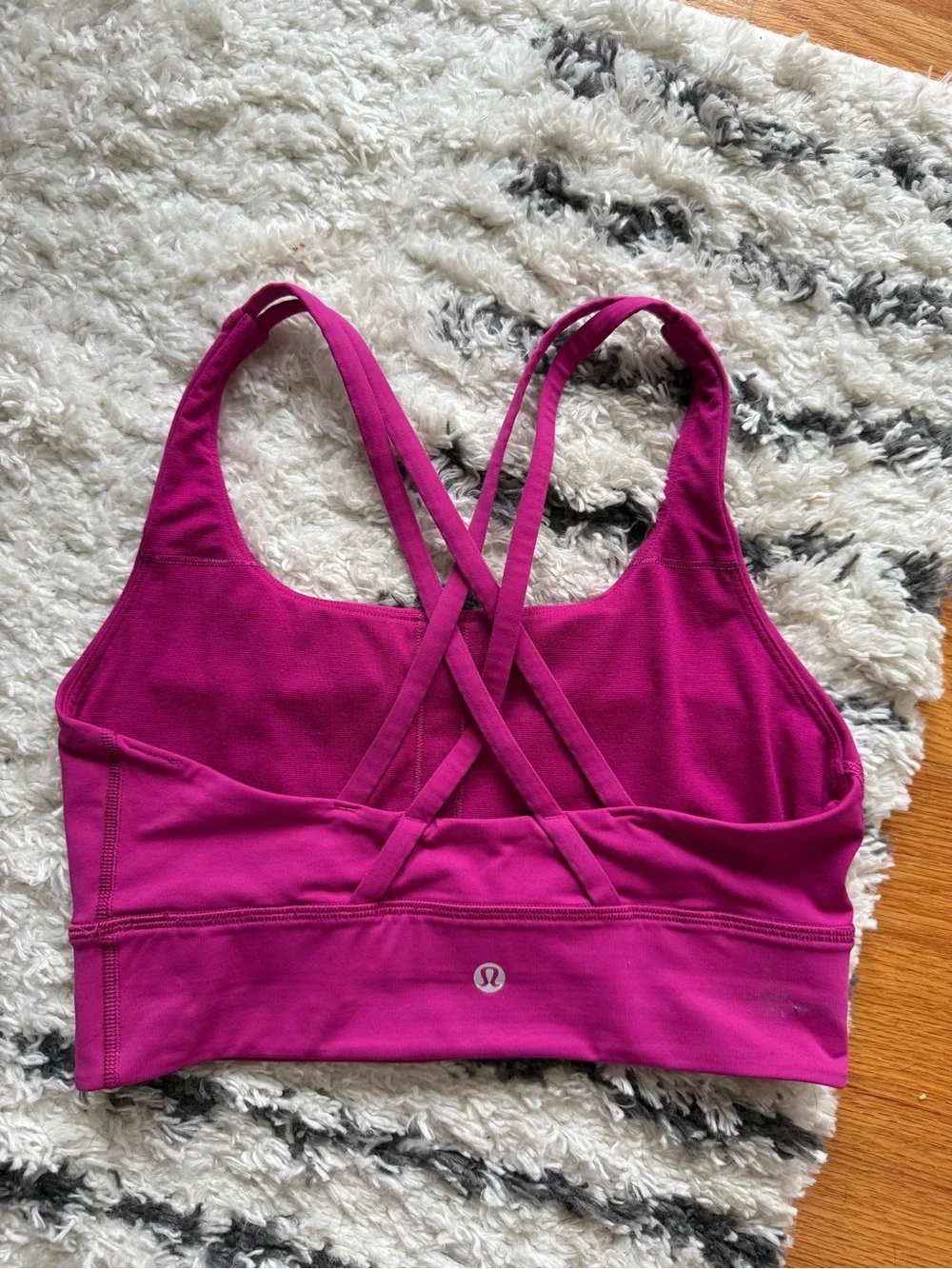Lululemon Energy Longline Bra *Medium Support, B–D Cups Ripped Raspberry - Picture 4 of 6